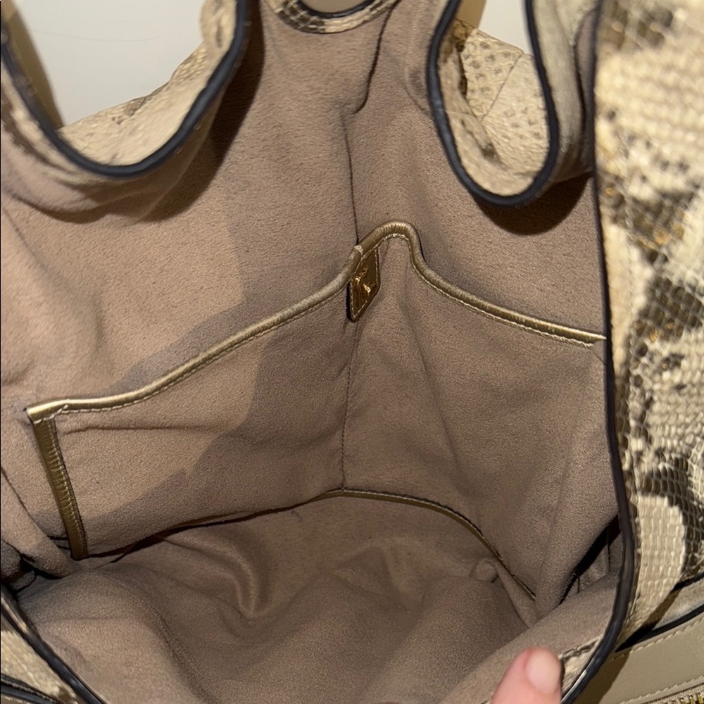 Stuart Weitzman Coquette Python Pattern Leather P… - image 4